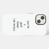良い人でいろ iPhoneケース (裏面横)