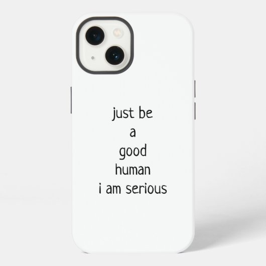 良い人でいろ iPhoneケース (裏面)