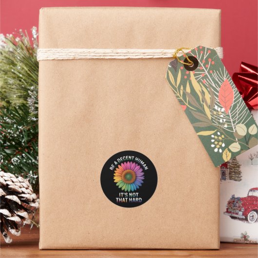 良い人になろう、そんなに難しくない ラウンドシール (クリスマス)