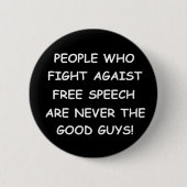 良い人はいない1 缶バッジ (正面)