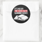 良い人は本を禁止してはいけない ラウンドシール (バッグ)