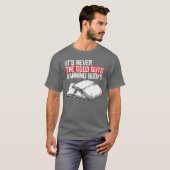 良い人は本を禁止してはいけない Tシャツ (正面フル)