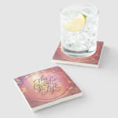 『良い人生』 ストーンコースター (横)