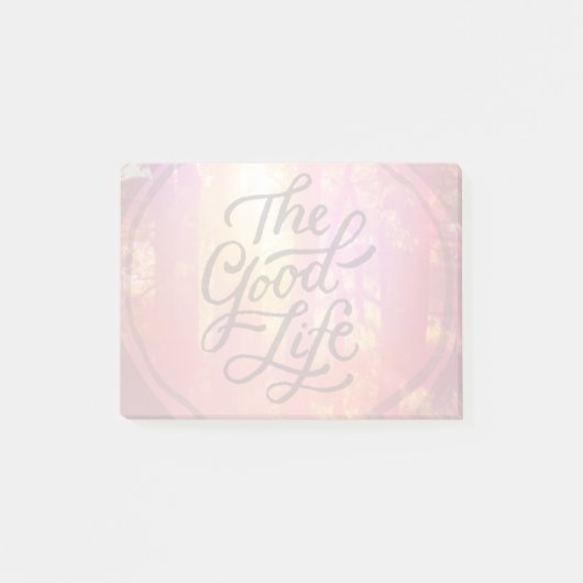 『良い人生』 ポストイット (正面)