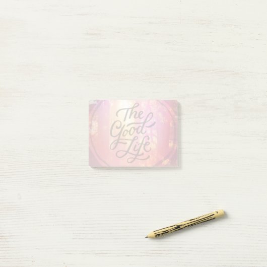 『良い人生』 ポストイット (デスク上)