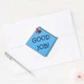 良い仕事のシール ラウンドシール (封筒)