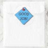 良い仕事のシール ラウンドシール (バッグ)