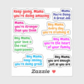 良い仕事のママ引用文 | ママのメッセージシール シール (シート)