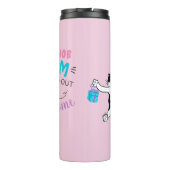 良い仕事の母の日のギフトパーム子猫ピンク タンブラー (裏面)