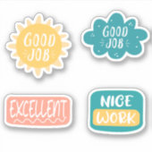 良い仕事 シール (正面)