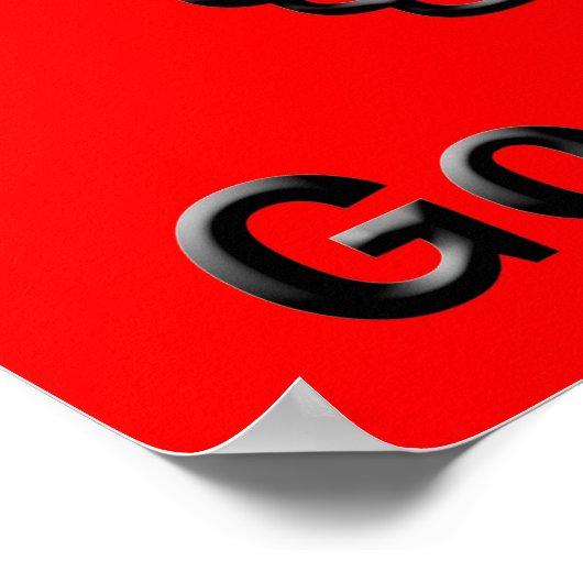 良い仕事 ポスター (角)