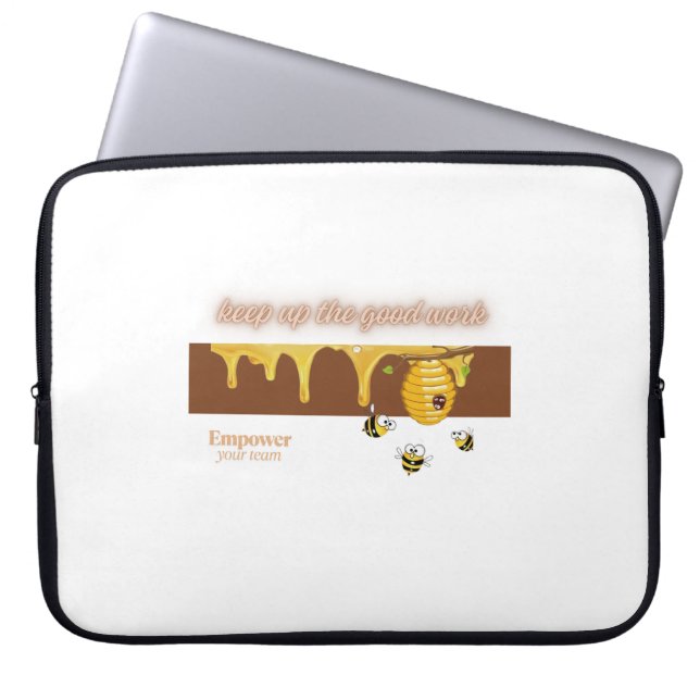 良い仕事 ラップトップスリーブ (正面)