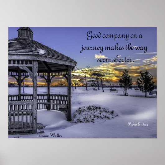 良い会社の風景写真 ポスター (正面)