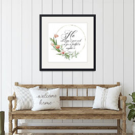 良い作品、ピンクのチューリップのフレーム ポスター