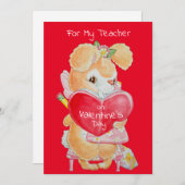 . .良い先生のバレンタインカード シーズンカード (正面/裏面)