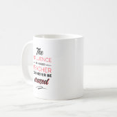 良い先生の影響は コーヒーマグカップ (正面左)