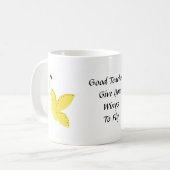 良い先生はあなたに羽を与えてくれる... コーヒーマグカップ (正面左)