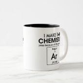 良い化学ユーモアのあるはアルゴンの贈り物をジョークおもしろいにする ツートーンマグカップ (正面右)