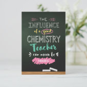 良い化学先生の影響 サンキューカード (スタンド正面)