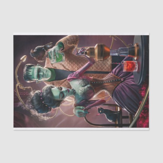 良い化学、フランケンシュタインモンスター&彼の花嫁 薄葉紙 (正面)