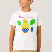 良い卵イースターカラフルの雛の卵パーソナライズ Tシャツ (正面)
