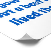 良い友人は全てのあなたの物語を知最高のっている – 友人 ポスター (角)