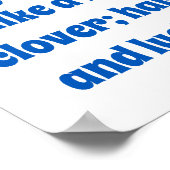 良い友人は四葉のクローバーのようなものだ – 友人 ポスター (角)