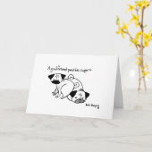 良い友人 カード (黄色い花)