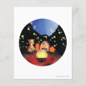 良い友達とキャンプ火災 (正面)