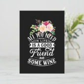 良い友達とワインが欲しい 招待状 (スタンド正面)