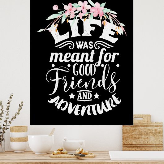 良い友達と冒険 ポスター (キッチン)