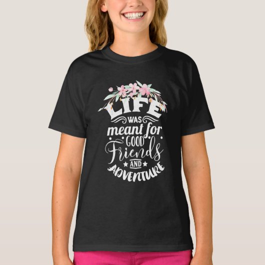 良い友達と冒険 Tシャツ (正面)