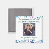 良い友達はスターズのようなカスタム引用文 マグネット (正面/裏面)