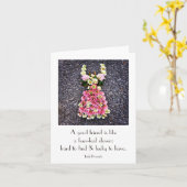 良い友達は四葉のクローバーである… カード (黄色い花)