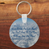 良い友達は天使のようなもの キーホルダー (正面)