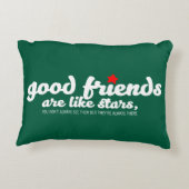 良い友達は星のようなもの アクセントクッション (裏面)