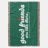 良い友達は星のようなもの スローブランケット (正面縦)