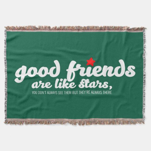 良い友達は星のようなもの スローブランケット (正面)