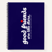 良い友達は星のようなもの ノートブック (正面)
