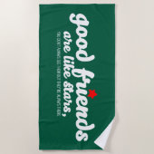 良い友達は星のようなもの ビーチタオル (正面)