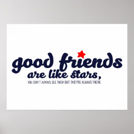 良い友達は星のようなもの ポスター