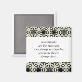 良い友達は星のようなカスタム引用文 マグネット (正面/裏面)