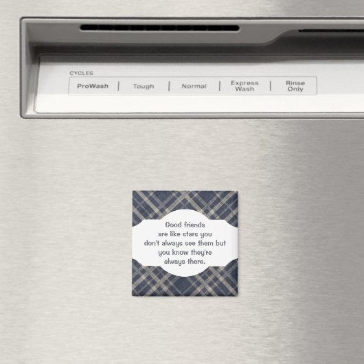 良い友達は星のようなカスタム引用文 マグネット (インサイチュ (食洗機))