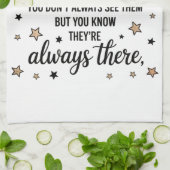 良い友達は星のような感動的引用文 キッチンタオル (折り畳み)