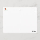 良い友達タコのようなスティックあなたの顔引用文 ポストカード (裏面)