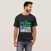 良い友達良い釣り Tシャツ (正面フル)