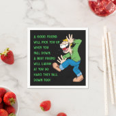 「良い友達」 – カクテルおもしろいナプキン スタンダードカクテルナプキン (インサイチュ)