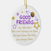 良い友達 セラミックオーナメント (右)