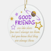 良い友達 セラミックオーナメント (左)