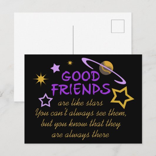 良い友達 ポストカード (正面/裏面)